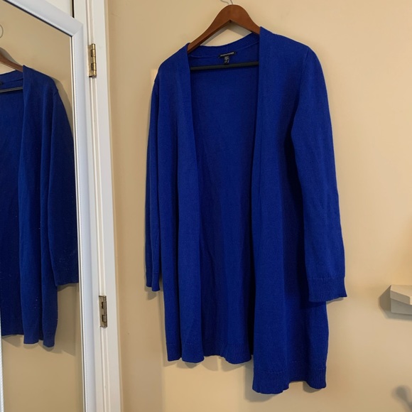 Eileen Fischer beautiful blue cardigan sweater . - Picture 6 of 7